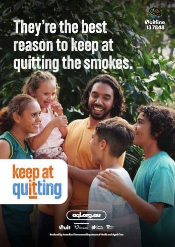 Product image for Keep at Quitting – general poster