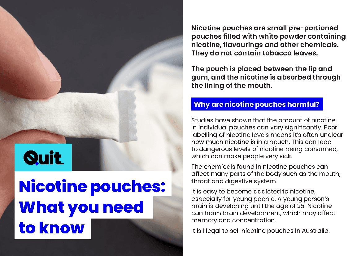 Product image for Nicotine pouches postcard